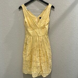 Yellow mini dress size 11/2